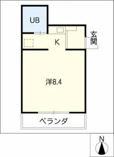 朝日プラザアクシス東別院【3階】の間取り