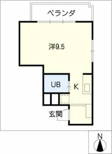 朝日プラザアクシス東別院【3階】の間取り