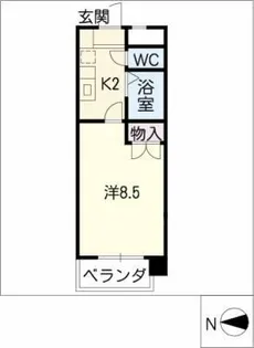 Maison de 昴【5階】の間取り