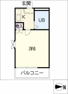 ドミール高畑【2階】の間取り