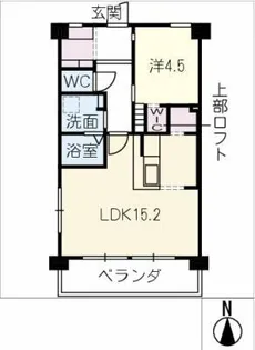 ドヌール諏訪【5階】の間取り