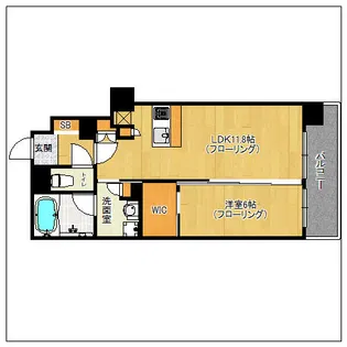 ONEPASEO【9階】の間取り