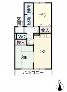 アンシャンテ【2階】の間取り