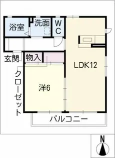 エクレール久手A棟【1階】の間取り