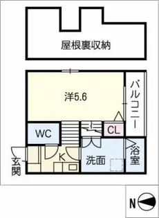 エクセランスⅢ【2階】の間取り