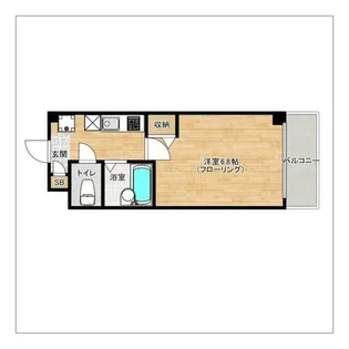 ピュア県庁北【303号室】の間取り