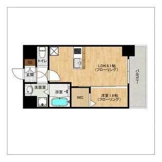 YAKUIN 037 RESIDENCE【702号室】の間取り