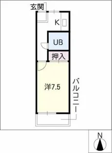 シャトルジュン【2階】の間取り