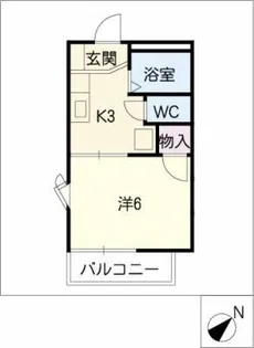 フローラITO【2階】の間取り