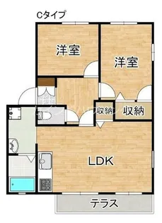 フレグランス高松【2階】の間取り