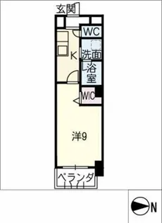 グランテラス港【7階】の間取り