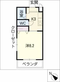 ヒルトップコート【1階】の間取り