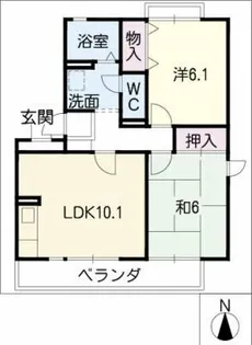グランシャリオ【3階】の間取り