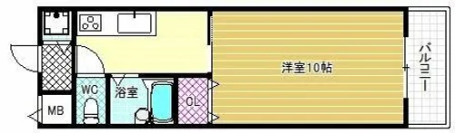 ハイツブリックス【3階】の間取り