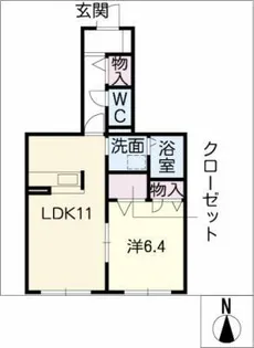 はなみずきの家【1階】の間取り