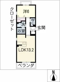 atrio金城【2階】の間取り