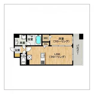 Liaison博多駅東【701号室】の間取り