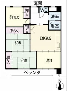 ファミールT・J【3階】の間取り