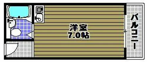 シャトレSI千代田【2階】の間取り