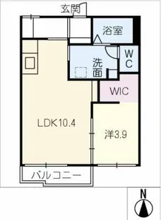 カーサナイトウ【2階】の間取り