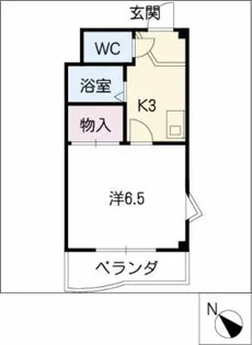 ルミナリエ本山【3階】の間取り