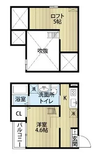 Fiore【2階】の間取り