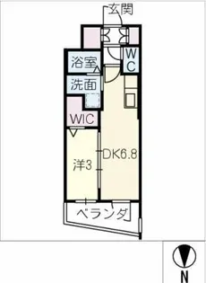 エステムコート名古屋上前津【13階】の間取り