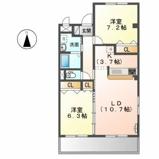 LUPINUS【3階】の間取り