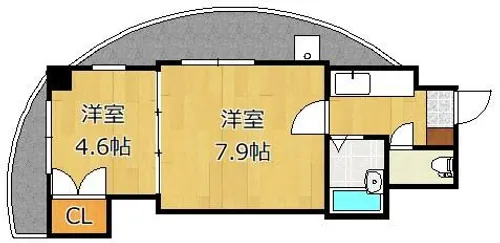 ロイヤルマキシム【5階】の間取り