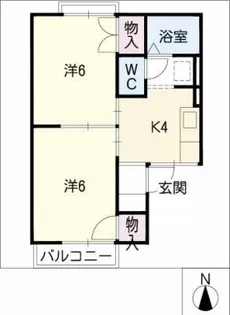 ファミール原【1階】の間取り