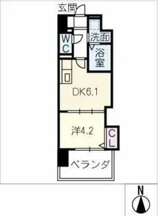 エルミナグラン【3階】の間取り