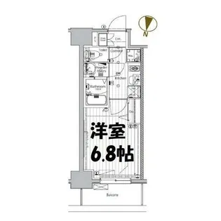 メイクスデザイン名駅南【10階】の間取り