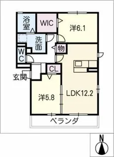 リリオ【2階】の間取り