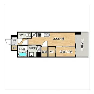 ラクレイス平尾山荘通り【11階】の間取り