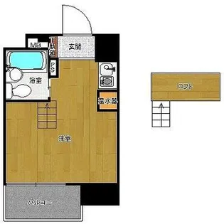 ロマネスク六本松第3【5階】の間取り