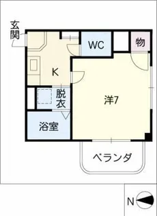 アームス東畑【4階】の間取り