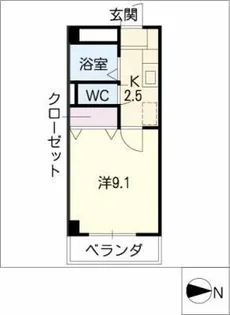 司町マンション【3階】の間取り