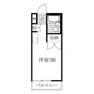 メゾン・ド・スクワール【1階】の間取り