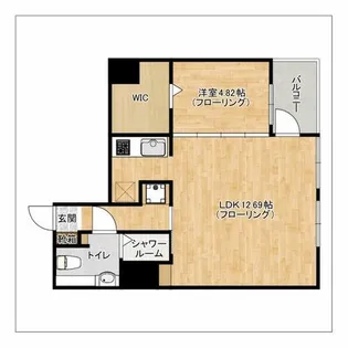 RE BLDG【7階】の間取り