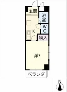シャンフレ【2階】の間取り
