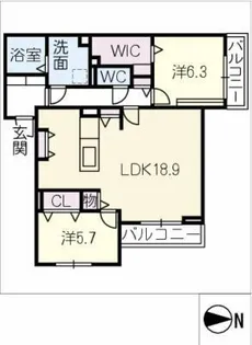 AMNOS本郷【3階】の間取り