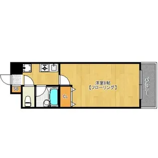 ルグラン西都【408号室】の間取り