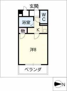 ジュネス東桜【2階】の間取り