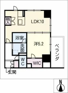 エルスタンザ黒川【5階】の間取り