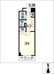 アセンド・コア【4階】の間取り