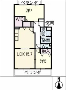 LichessHARASAKI【4階】の間取り