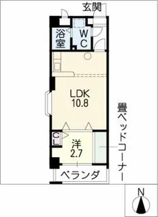 大竹南ビル【6階】の間取り