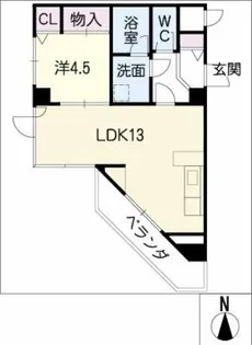 香林館【3階】の間取り