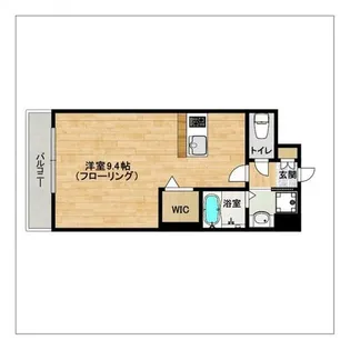 エンクレスト博多駅南GRACE【8階】の間取り