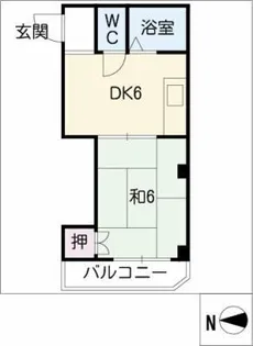 メゾン神村【2階】の間取り